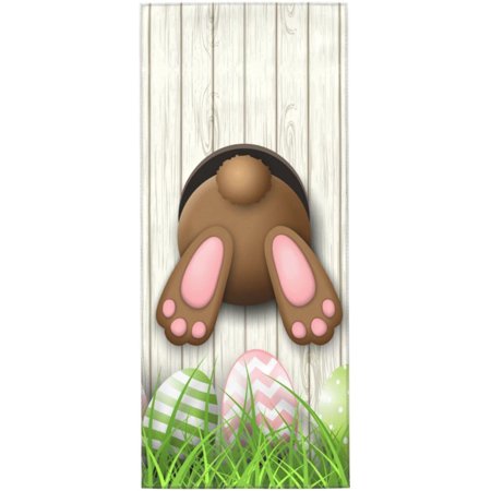 Easter Egg Grass Lightweight Fingertip Towels, Hand Towel, Dish Towel for Travel All Season 12 x 27.5 inch