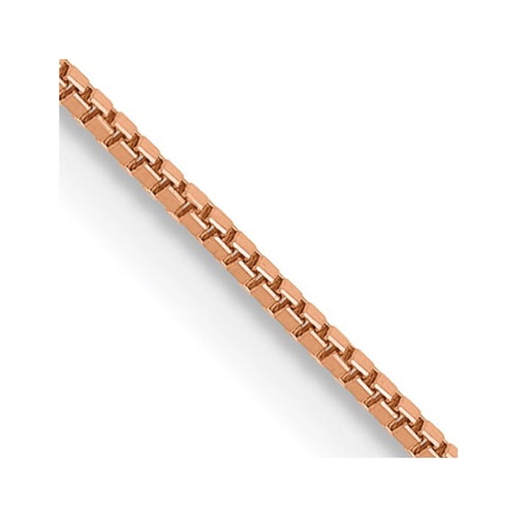 10k Rose Gold .70mm Box Chain