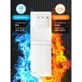 thumbnail image 4 of DISHUP Bottom Loading Water Dispenser, Hot/Room/Cold Water Cooler, 3-5 Gallon Bottles, Ideal for Home/Office, White, 4 of 6