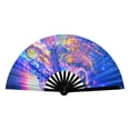 thumbnail image 1 of Esquirla Foldable Hand Fan Dance Fan Large Handheld Fan for Wedding Birthday Festival Space, 1 of 8