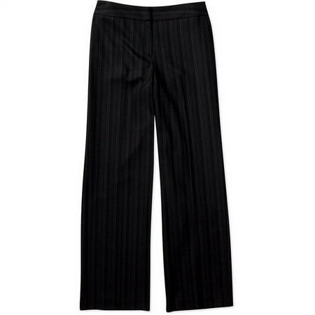 George Solid Core Pant Petite Black Stri
