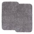 thumbnail image 2 of Mainstays Basic 2 Piece Bath Rug Set, 19.5" x 32" & 19.5" x 32", Light School Grey, 2 of 2