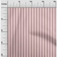 thumbnail image 2 of oneOone Rayon Rose Pink Fabric Stripes Sewing Fabric By The Yard Printed Diy Clothing Sewing Supplies 56 Inch Wide, 2 of 4