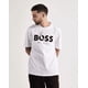 thumbnail image 1 of Camiseta blanca de algodón de 180 g para hombre, una camiseta de moda adecuada para deportes, ocio y reuniones., 1 of 6