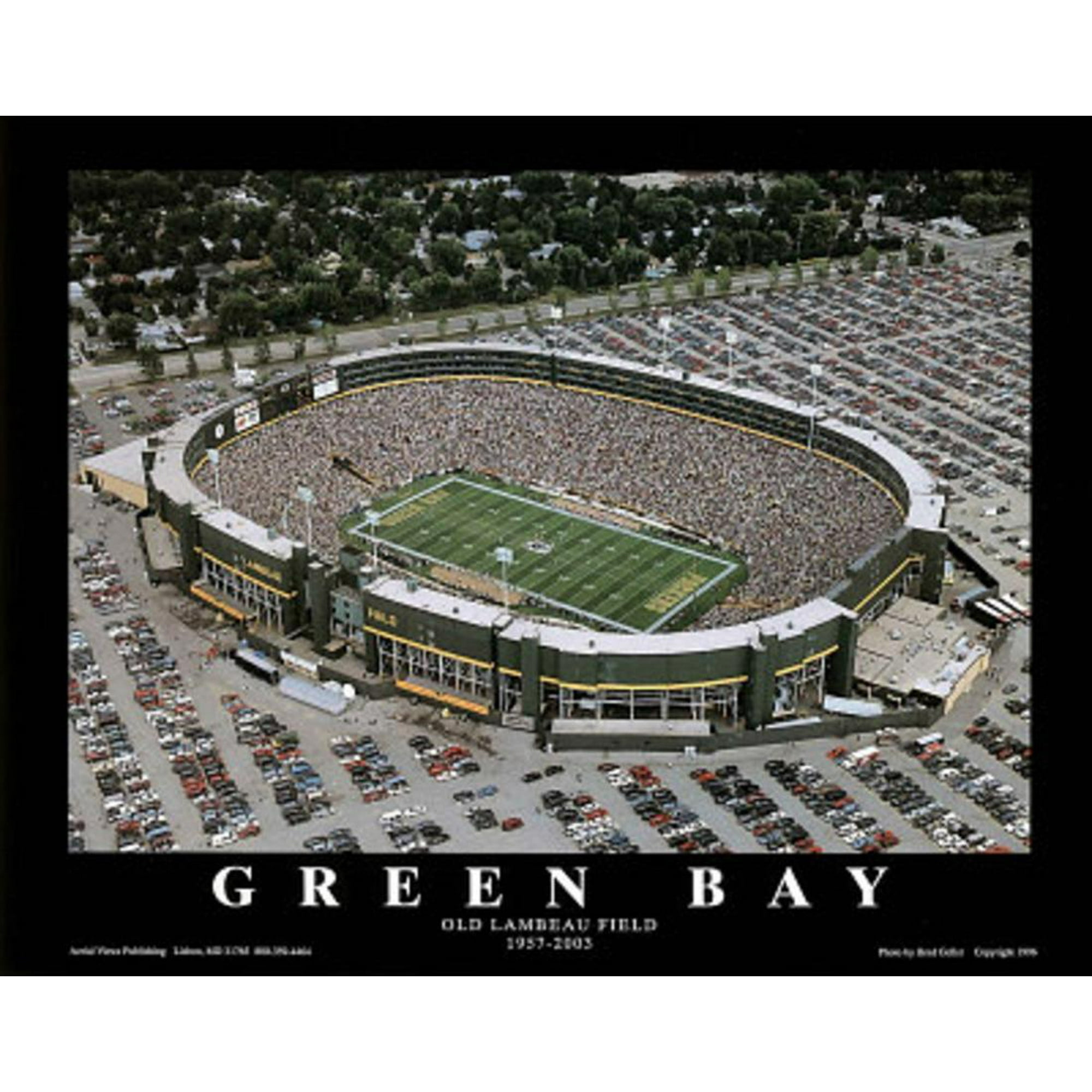 Green Bay Packers Old Lambeau Field, c.19572003 Sports Art Print 10x8 Sold  by Art.Com 
