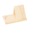 thumbnail image 4 of Abbraccia Triangle Book Holder Book Stand Simple Design Mini Bookshelf Triangle Bookshelf, Book Rest ,for Library Table Office Reading Beige, 4 of 9