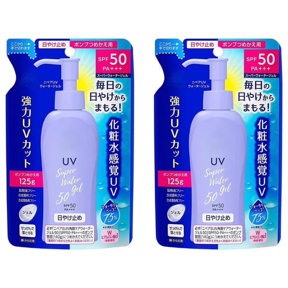 Protector solar Ghibili SPF50 PA+++ gel acuoso 125 g, paquete de 2