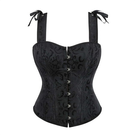 UPPADA Plus Size Corset Clearance Womens Lace Corsets Bustier Push up Lingerie Top Shapewear Overbust Cincher Tops Vintage Corset Court Mesh Corset Tops