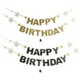 thumbnail image 3 of Conjunto de tarjetas de papel doradas Cateissary de 16,4 pies para fiesta de cumpleaños, 3 of 6