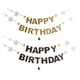 thumbnail image 3 of Conjunto de tarjetas de papel doradas Cateissary de 16,4 pies para fiesta de cumpleaños, 3 of 6