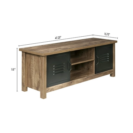 OneSpace - TV Cabinet for Most Flat-Panel TVs - Natural Oak