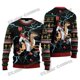 thumbnail image 3 of Suéter navideño feo con estampado 3D de Jiu Jitsu con Jesús te respalda para hombres y mujeres, suéter de punto cálido e informal para invierno MY20, 3 of 5
