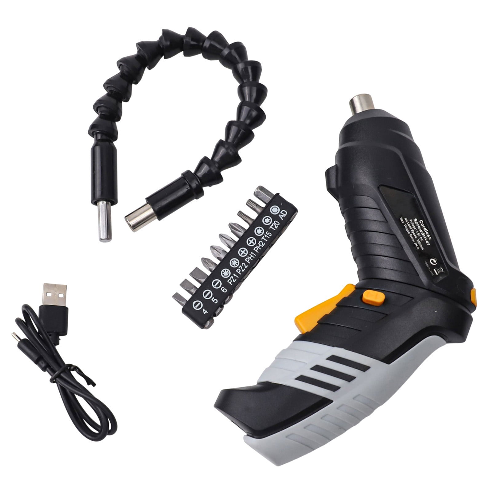 BTOER Electric Driver Screwdriver USB Rechargeable Cordless Wireless Drill Driver