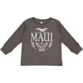thumbnail image 3 of Inktastic Maui Hawaii Surfing Boys or Girls Long Sleeve Toddler T-Shirt, 3 of 5
