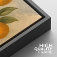 thumbnail image 6 of Framed Canvas Print Botanical Wall Art Vintage Fruit Decorative for Kitchen - 24"x24" BLACK, 6 of 8