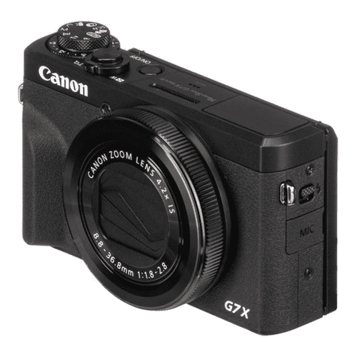 Canon PowerShot G7 X Mark III Kit: LED Light, 3 Batteries