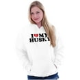 thumbnail image 3 of Love Husky Cute Dog Lover Pet Owner Hoodie Sweatshirt Women Brisco Brands S, 3 of 6