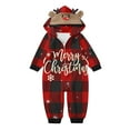 thumbnail image 2 of Odeerbi Christmas Onesie Pajamas for Family Holiday Sleep Jumpsuit Long Sleeve Family Christmas Pajamas Matching Sets Toddler Jumpsuit Set Printed Sleepwear Family Matching PJs Set Red, 2 of 4