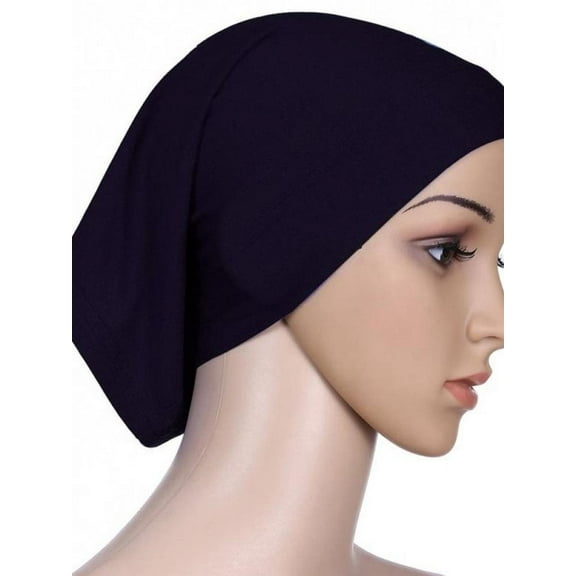 Women Soft Under Scarf Tube Bonnet Cap Bone Islamic Head Cover Hijab 20 Colors