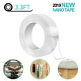 thumbnail image 2 of Nano Tape Roll Cinta Adhesiva de Doble Cara 3.3 Pie Rastro Lavable Nano Tape Stick Grip Gel Almohadi Tomshoo  Cinta nano, 2 of 7