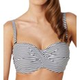 thumbnail image 2 of Panache Womens Anya Stripe Bandeau Underwire Bikini Top Style-SW0893 Swimsuit, 2 of 4