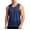 Navy, variant on Mens Mesh Quick Dry Tank Top- Sleeveless Workout Gym Breathable Loose Fit Lightweight Performance Moisture Wick Athletic Tank Top for Basketball Running Gray Size 3XL