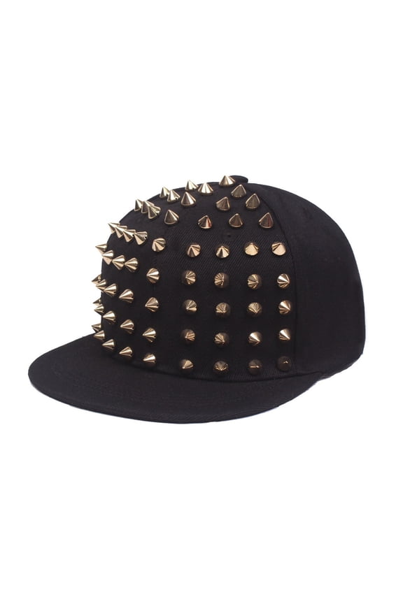 Customizable Studded Baseball Cap Adjustable Unisex Sun Visor Hat For Outdoor Sports Daily Fashion Silver One Size