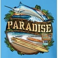 thumbnail image 2 of Mens Manu Bay Surf Company PARADISE SURF SHACK MARLIN T-shirt, 3XL Cali Blue, 2 of 3