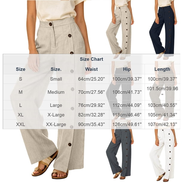 Tqcoqu Womens Spring Wide Leg Palazzo Pants,2026 Trendy Loose