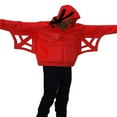 thumbnail image 1 of Women‘s Loose Hoodies Fashion Letter Print Spider Web Fall Jacket, 1 of 5
