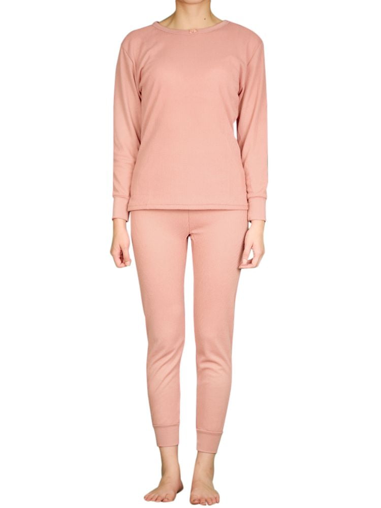 Lavra LAVRA Womens 100 Cotton Warm Thermal Underwear Two Piece