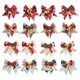thumbnail image 2 of Paquete de 4 pequeños lazos de campana para árbol de Navidad, adornos para el hogar, bodas, fiestas, regalos de Año Nuevo, manualidades con lazos, 2 of 5