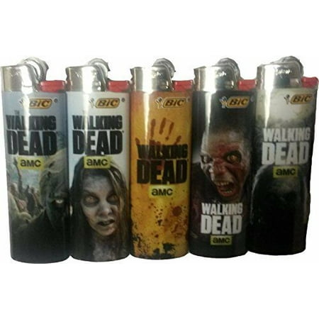 1 Bic Lighter AMC Zombie Walking Dead Regular Full Size Disposable Lighter