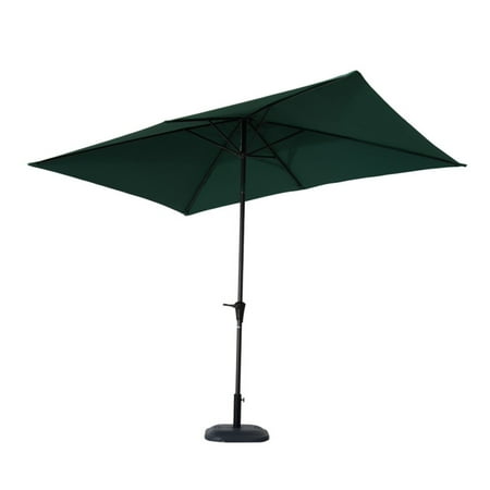 Outsunny 10 Ft Aluminum Market Push On Tilt Rectangle Patio Aluminum Market Push On Tilt Rectangle Patio Umbrella