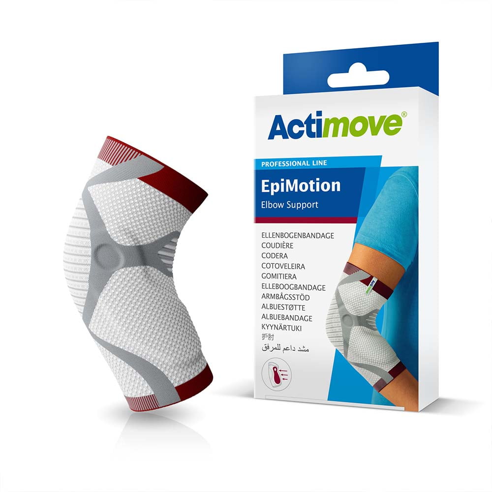 Actimove Professional EpiMotion Elbow Support SlipOn Elbow Sleeve for Tendonitis, Tennis