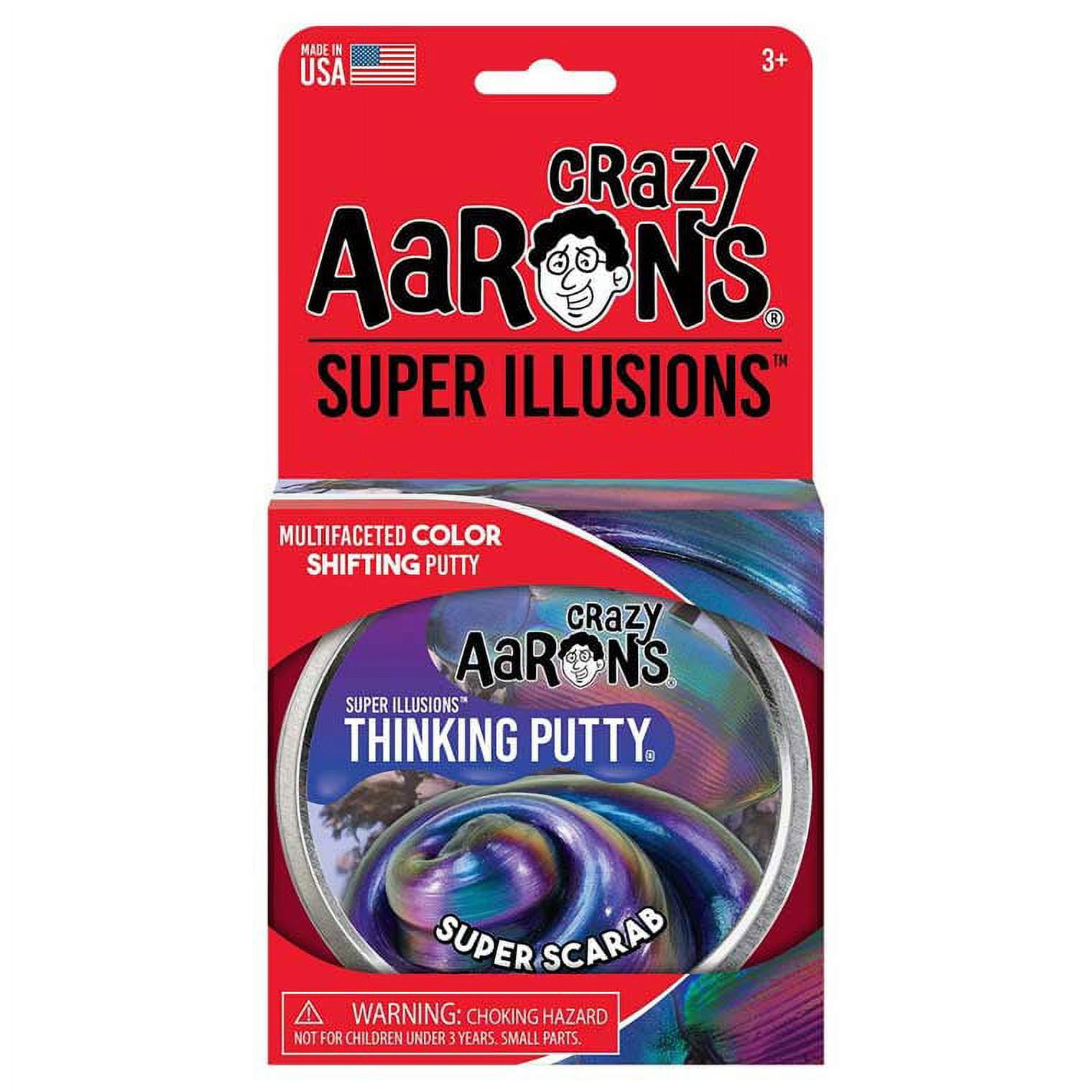 Crazy Aarons Putty Pets Happy Hedgehog Thinking Putty