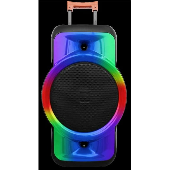 Currentactual CU3681059 Remote Control Bluetooth Portable Speaker, RGB Lighting