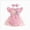 A23-Pink, variant on Caqnni Baby 3-6 Months One-Piece Romper Baby Girls Summer Bodysuits Cute Bodysuits A23-Pink