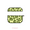 Green, variant on abbyrose Leopard AirPod Case