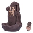 thumbnail image 3 of Backflow Incense  with Little Monk Ornament Household Inner Decoration Chinese Yixing Zisha Clay, 3 of 8