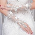 thumbnail image 4 of Guantes de encaje elegantes largos de cortesía de verano con flores y perlas y lazo para los dedos -4050358664481, 4 of 5