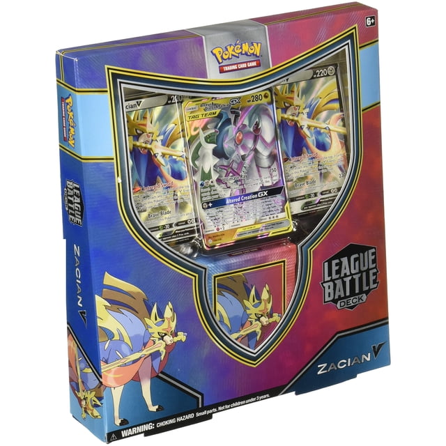 Juego de cartas coleccionables Pokémon Zacian V League Battle Deck
