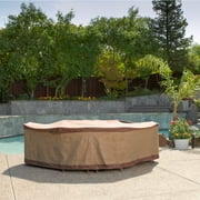 Duck Covers Ultimate 127 In L Rectangular Oval Patio Table With Image 2 Of 6