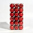 thumbnail image 2 of Dmlowu Christmas Tree Decorations, 36Pcs Shatterproof Christmas Ball Ornaments, Christmas Decorations for Xmas Tree Holiday Party, Red, 2 of 7