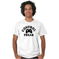 thumbnail image 4 of Control Freak Controller Geek Gamer Men's Graphic T Shirt Tees Brisco Brands X, 4 of 4