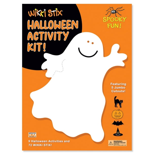 Kit de actividades de Halloween WikkisTix, 72 piezas, 9 manualidades