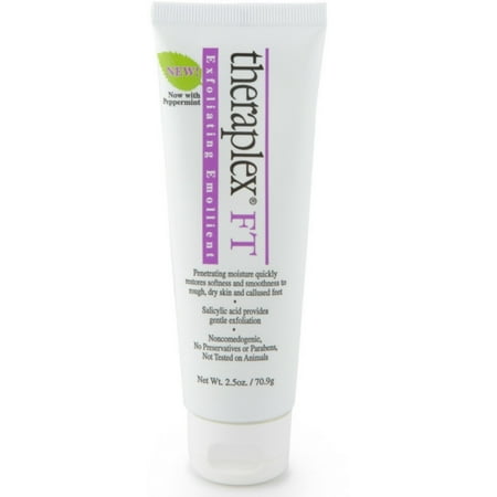 Theraplex Exfoliating Emollient Body LotionCream, Peppermint, 2.5 (Best Exfoliating Cream For Body)