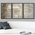 thumbnail image 2 of wall26 Framed Canvas Print Wall Art Set Gray &amp; White Brushstroke Color Field Abstract Shapes Illustrations Modern Art Chic Colorful Ultra for Living Room, Bedroom, Office - 16&quot;x24&quot;x3 Bl, 2 of 5
