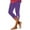 Purple, variant on Yubnlvae 2025 High Waist Cutout Leggings - Yoga & Lounge Cropped Pants (Lightweight, Soft Stretchy Fabric) Black L