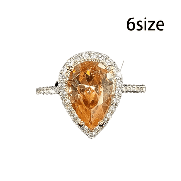 DESIGNICE Rings for Women Artificial Gemstones Wedding Band Exquisite Engagement Rings for Women Size 6